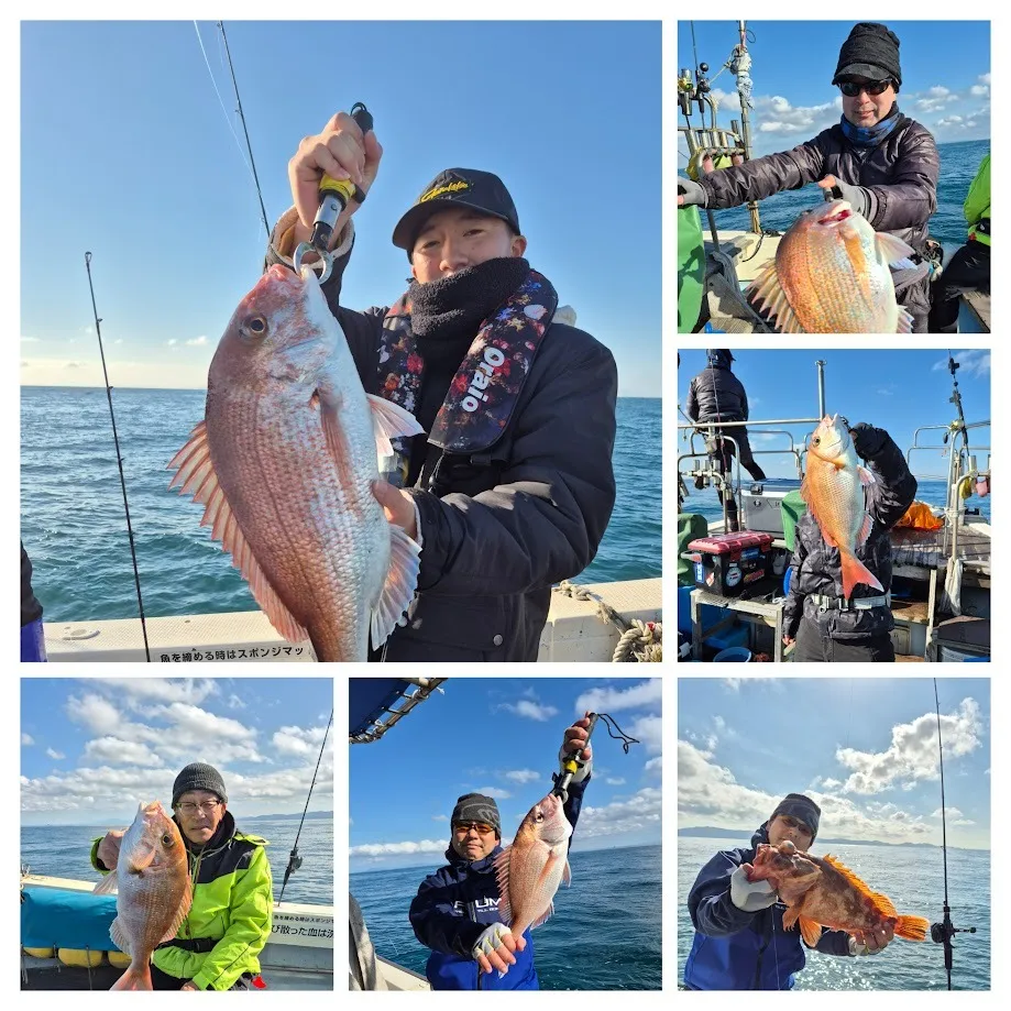 12/6 伊予灘鯛ラバ。|瀬戸内・山口・周南【遊漁船直穂丸】